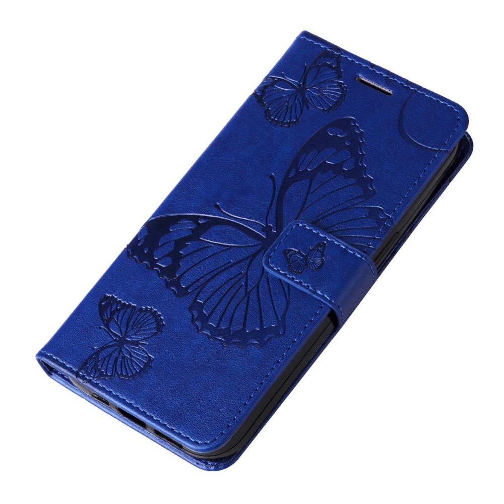 Big Butterfly knižkové puzdro na Huawei Nova Y61 - modré