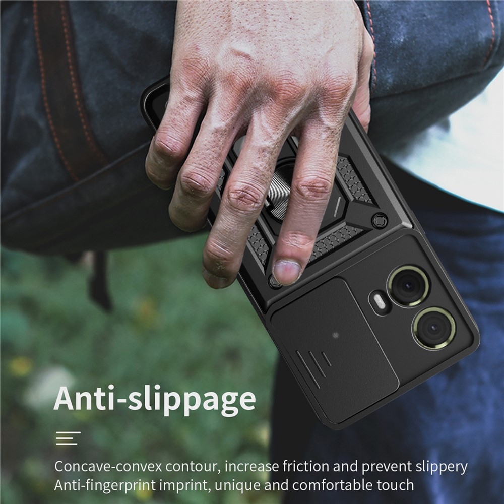 Slide odolný kryt na Motorola Moto G85 5G - čierny
