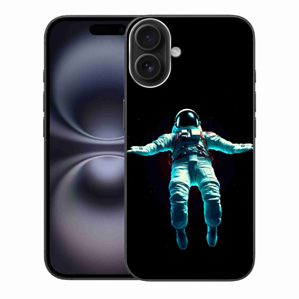 Gélový kryt mmCase na iPhone 16 Plus - kozmonaut