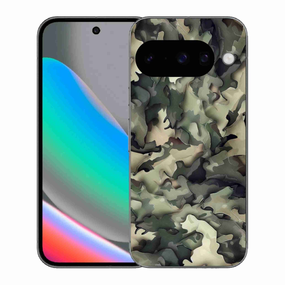 Gélový kryt mmCase na Google Pixel 10 - maskáčový vzor 9