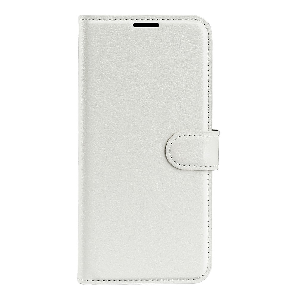 Litchi knižkové púzdro na Samsung Galaxy Xcover 7 Pro - biele