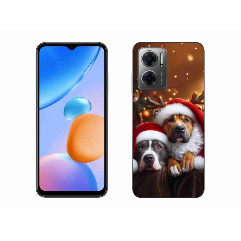 Gélový kryt mmCase na Xiaomi Redmi 10 5G - vianočné psy