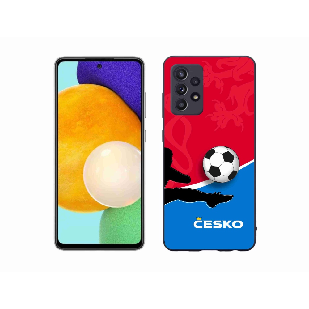 Gélový kryt mmCase na Samsung Galaxy A52/A52 5G - futbal Česko 2