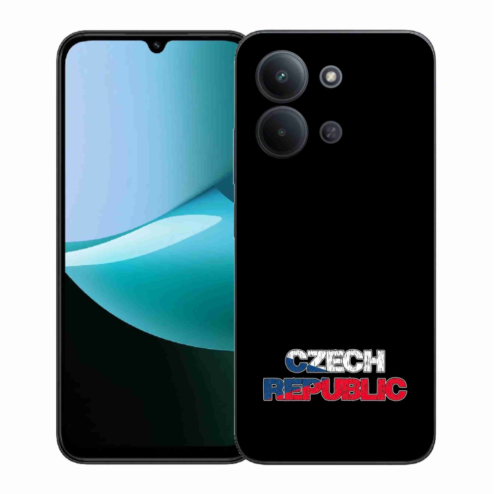 Gélový kryt mmCase na Xiaomi Redmi 15C 4G (171mm)/Poco C85 4G (171mm) - Czech Republic čierne pozadie