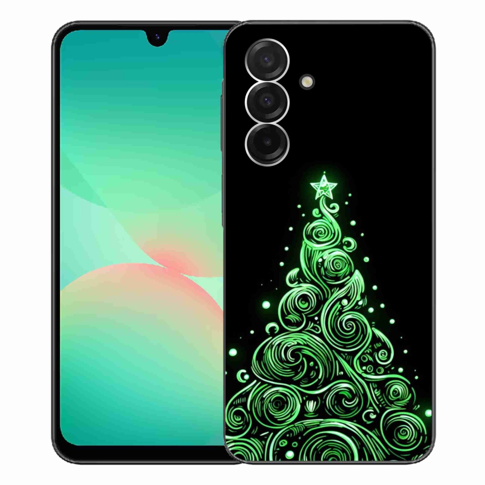 Gélový kryt mmCase na Samsung Galaxy A26 5G - neónový vianočný stromček 3