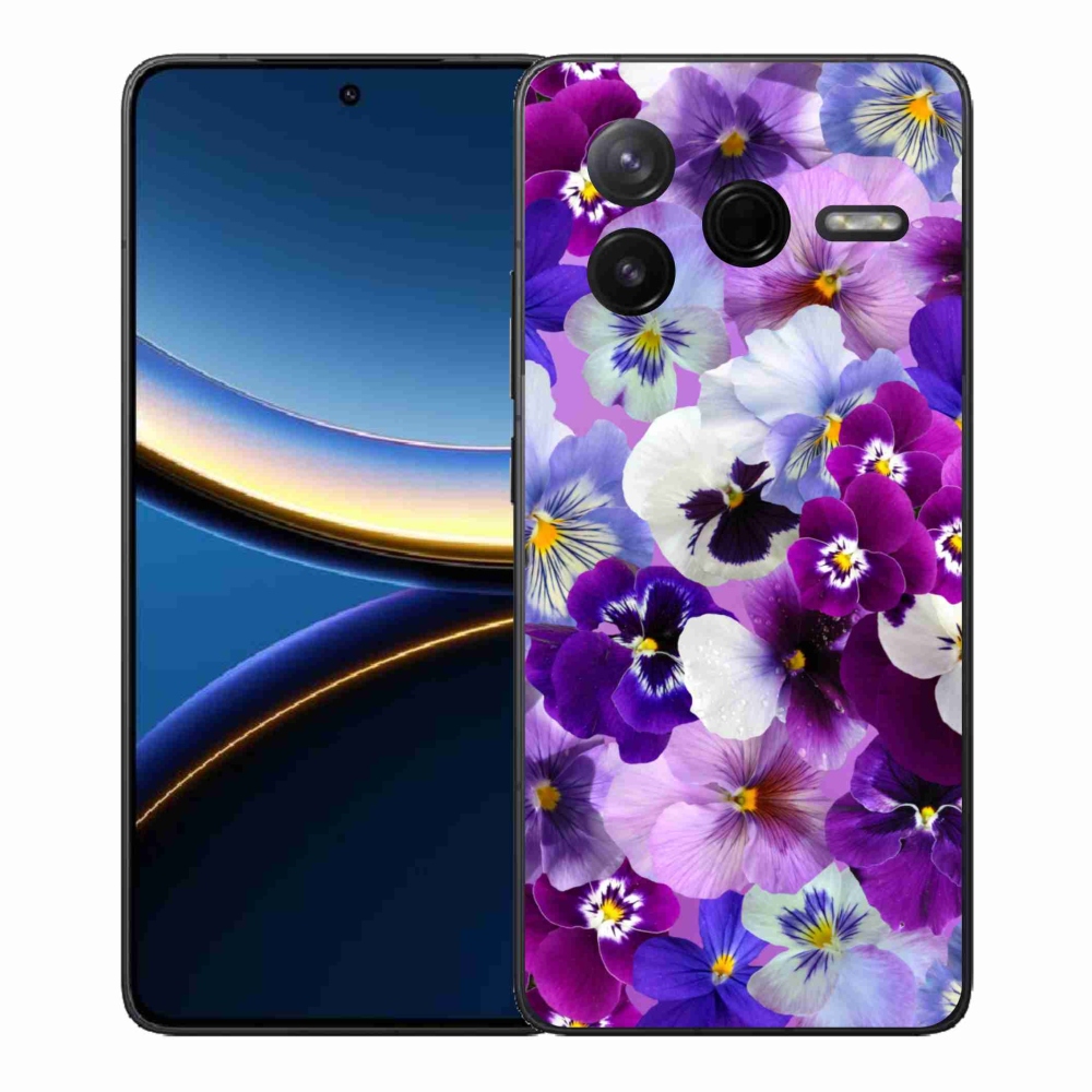 Gélový kryt mmCase na Xiaomi Poco F7 Pro - kvety 9