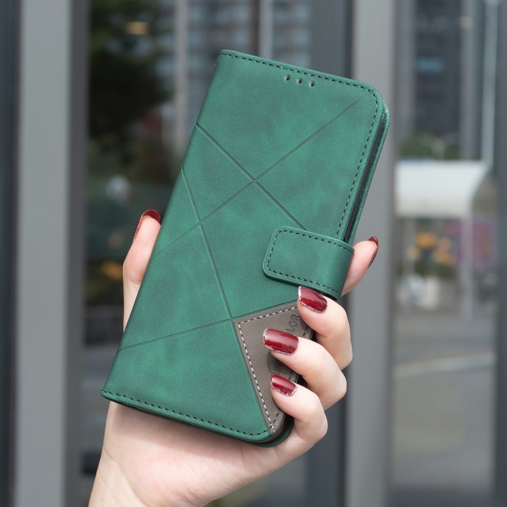 COLOR BNF knižkové puzdro na Realme 14 5G - zelené