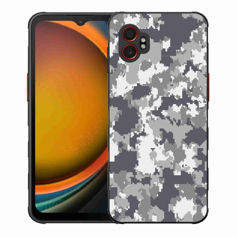Gélový kryt mmCase na Samsung Galaxy Xcover 7 Pro - maskáčový vzor 2