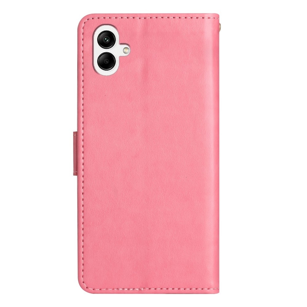Flowers knižkové púzdro na Samsung Galaxy A06 4G - ružové