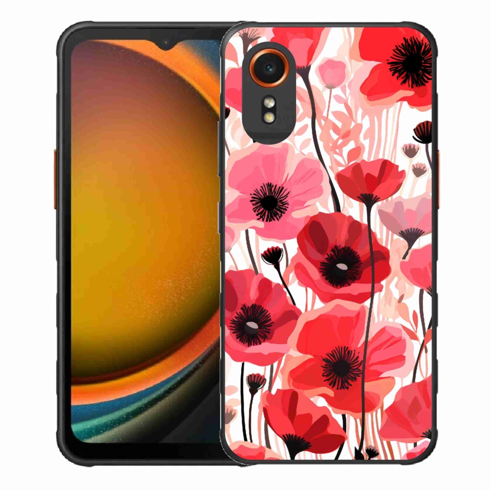 Gélový kryt mmCase na Samsung Galaxy Xcover 7 - vlčí mak 1