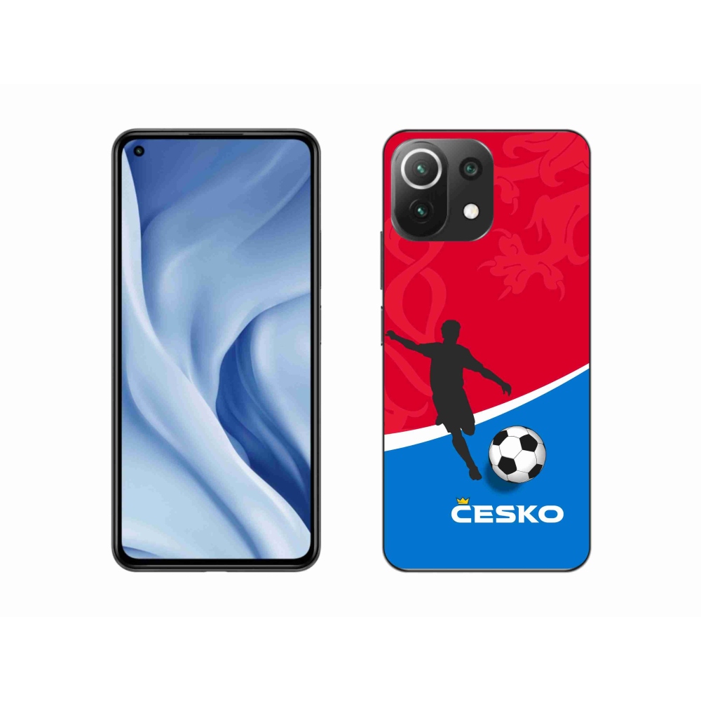 Gélový kryt mmCase na Xiaomi Mi 11 Lite 4G/5G - futbal Česko