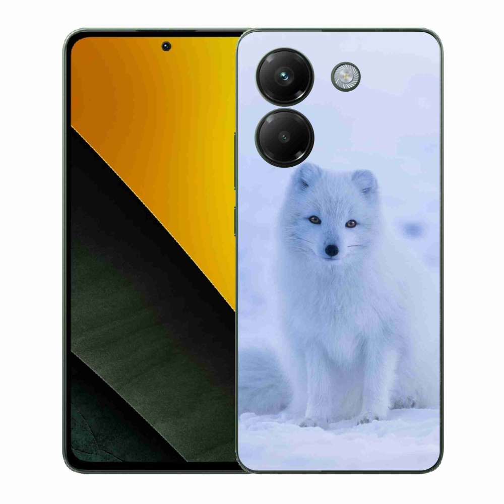 Gélový kryt mmCase na Xiaomi Poco M7 Pro 5G - polárna líška