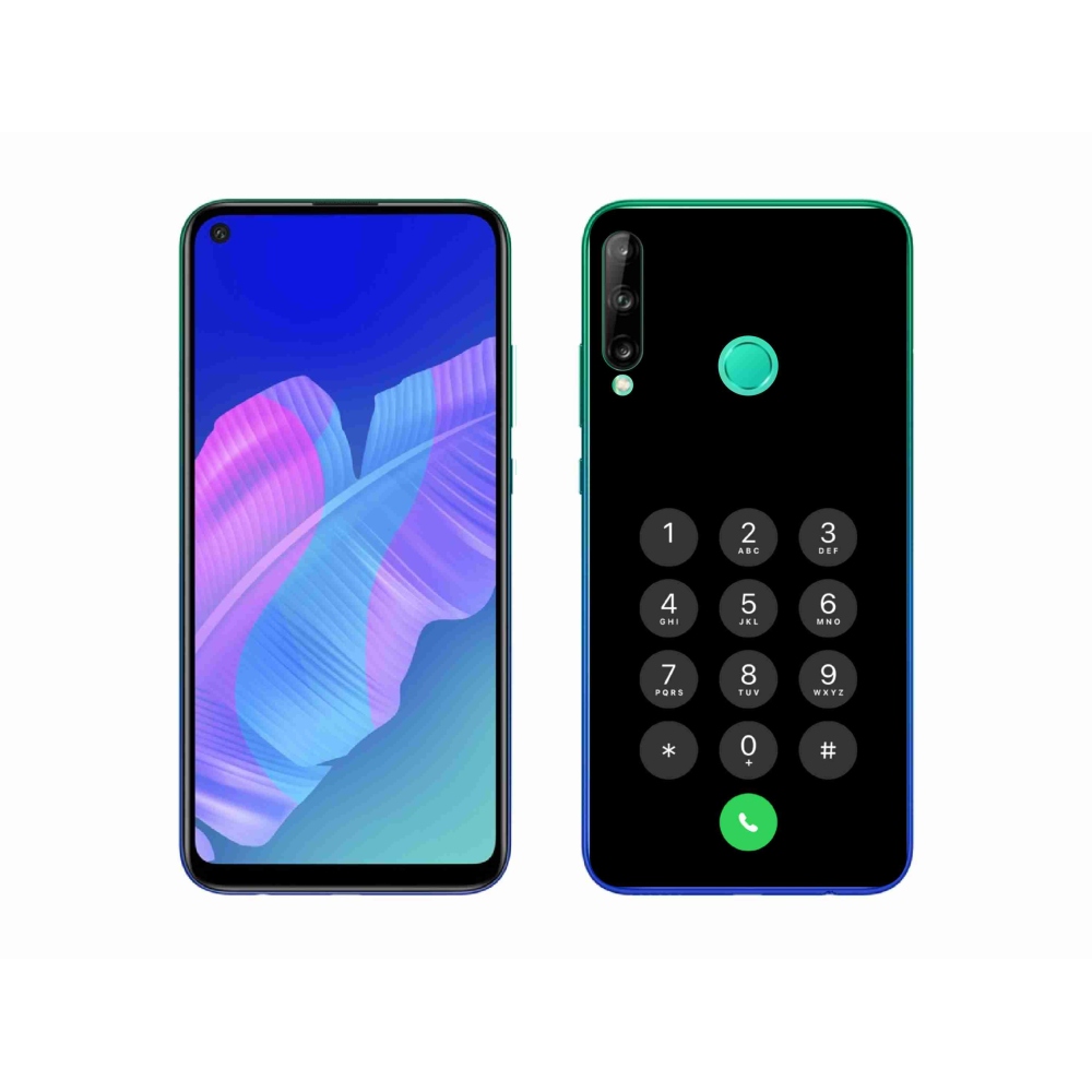 Gelový kryt mmCase na Huawei P40 Lite E - černý číselník