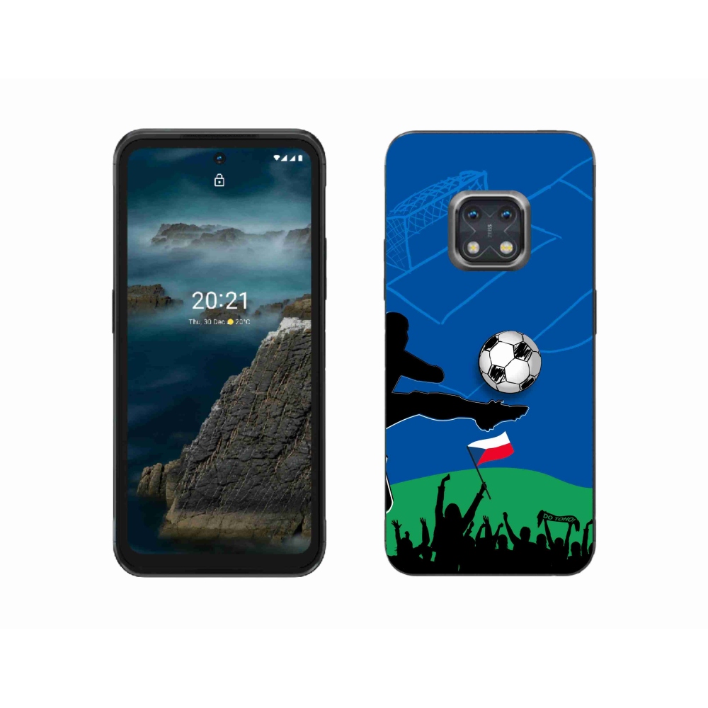 Gélový kryt mmCase na Nokia XR20 - fanúšikovia futbalu