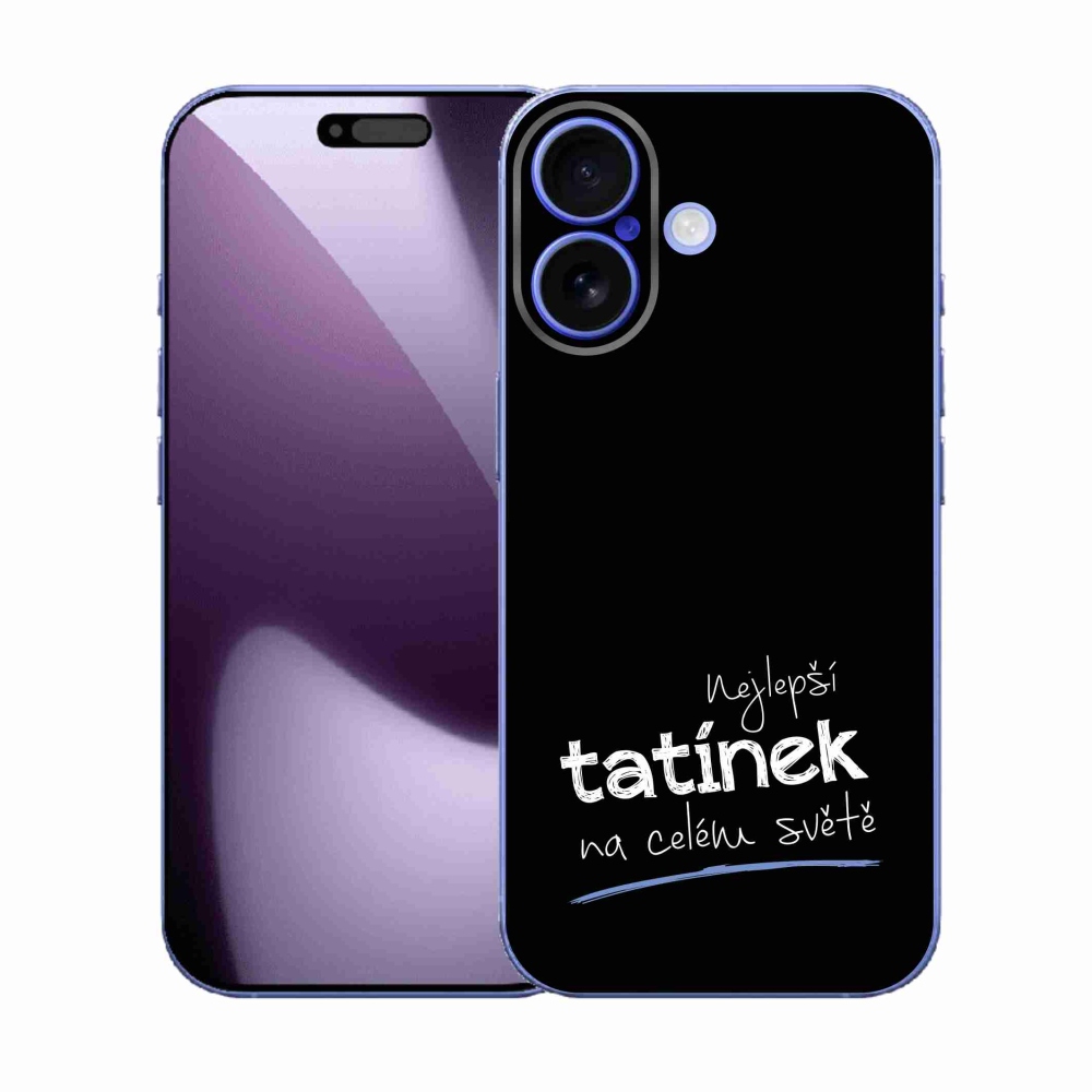Gélový kryt mmCase na iPhone 17 - najlepší otecko 4 čierne pozadie