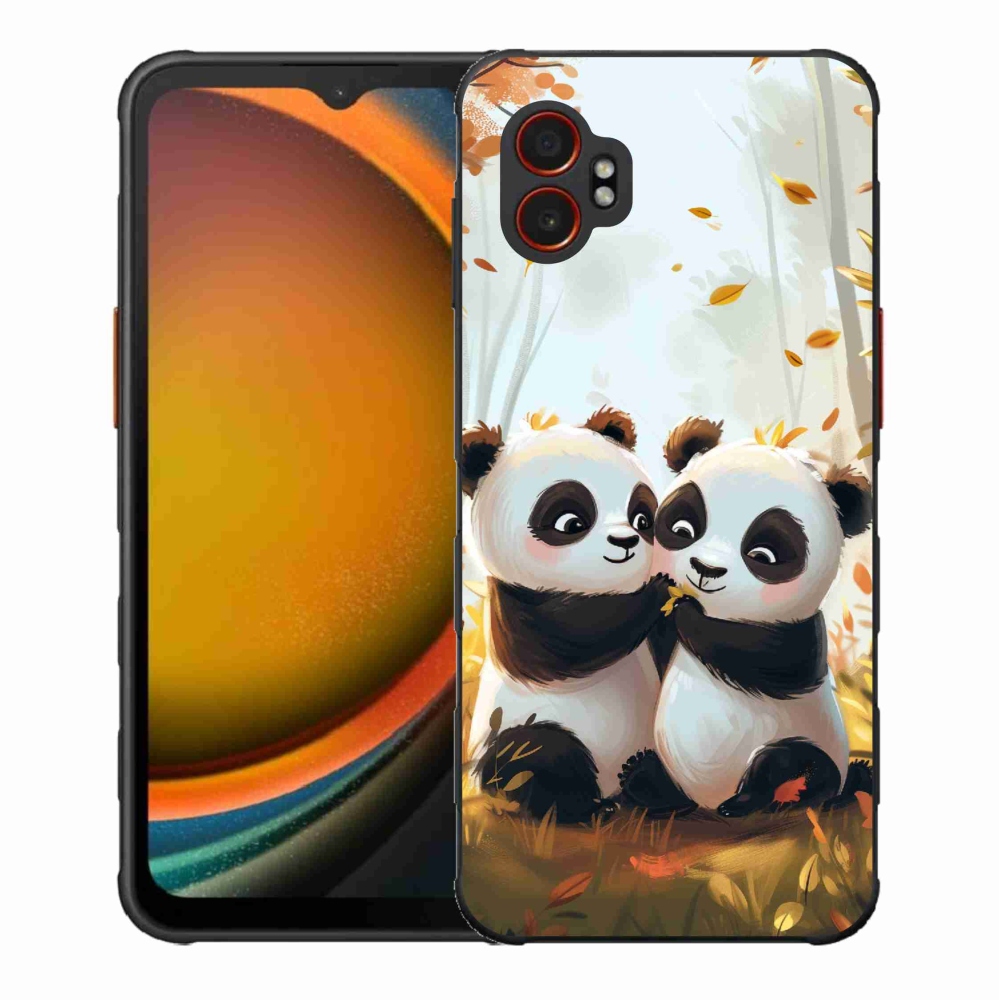 Gélový kryt mmCase na Samsung Galaxy Xcover 7 Pro - pandy