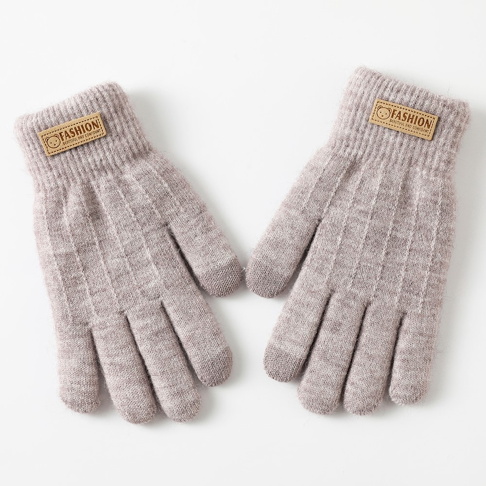 Bear dámske dotykové zimné rukavice - svetlofialové