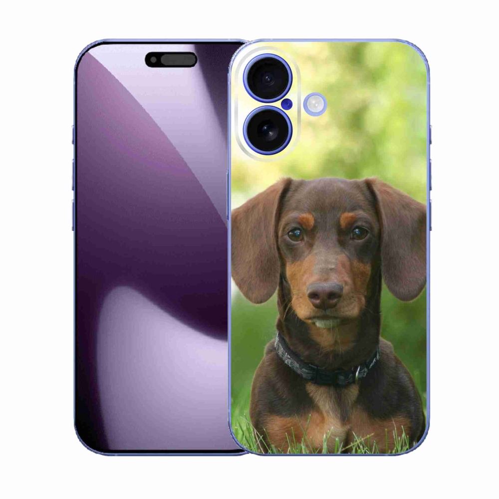 Gélový kryt mmCase na iPhone 17 - hnedý jazvečík