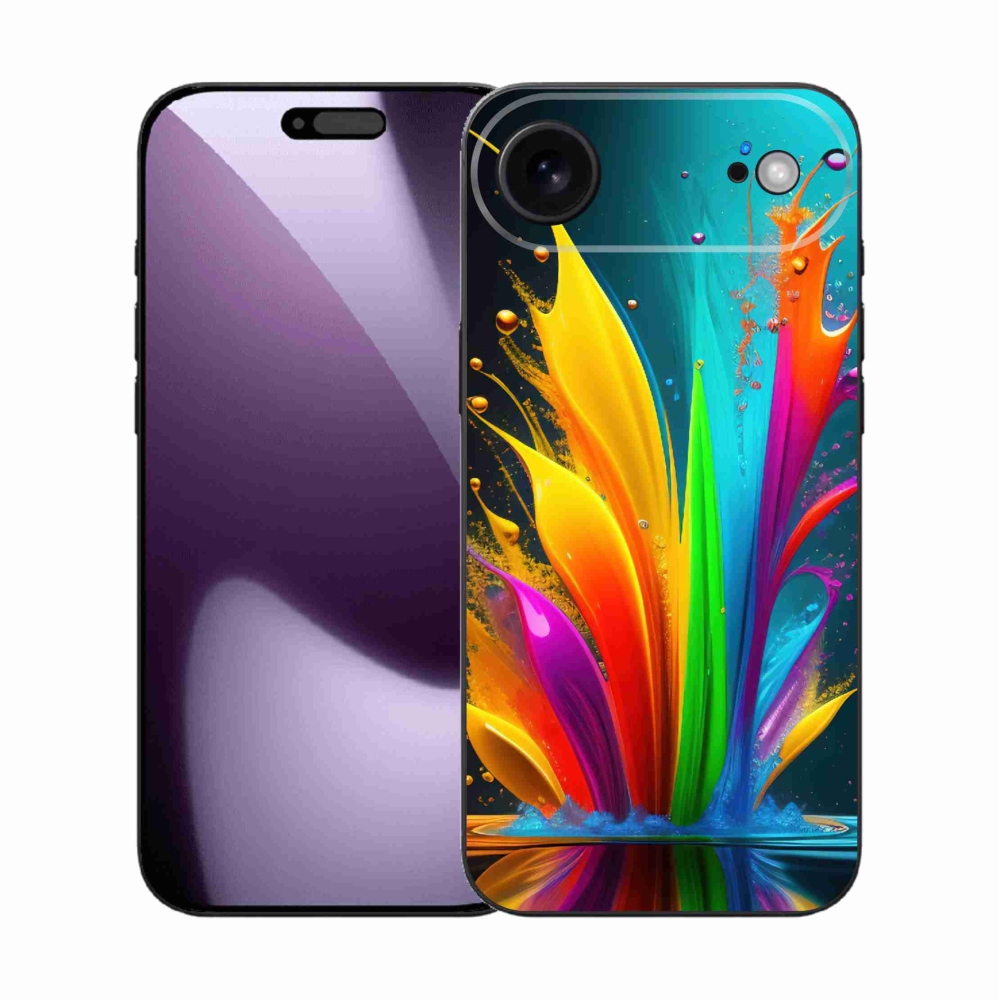 Gélový kryt mmCase na iPhone 17 Air - abstraktný motív 1