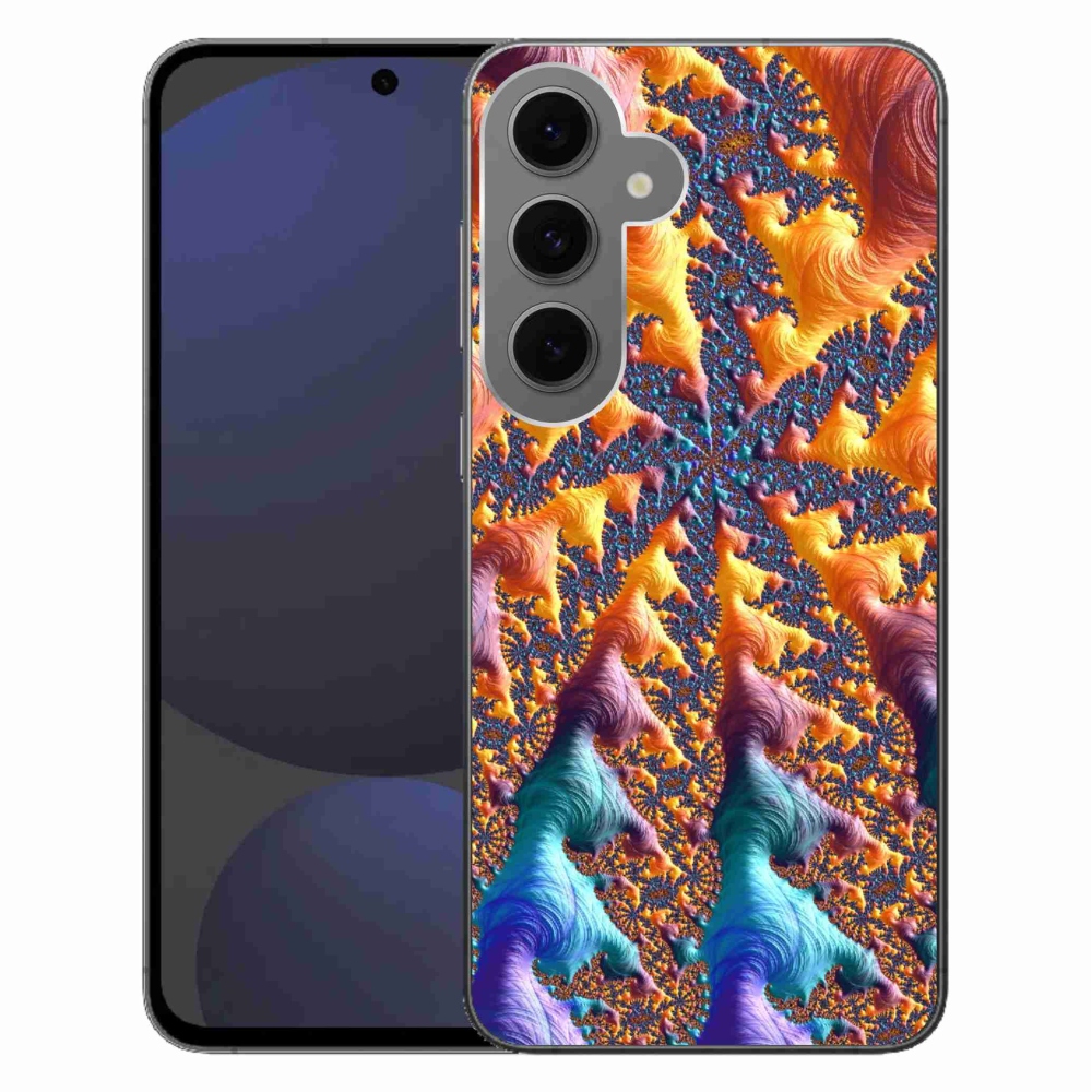 Gélový kryt mmCase na Samsung Galaxy S24 FE - abstraktný motív 23