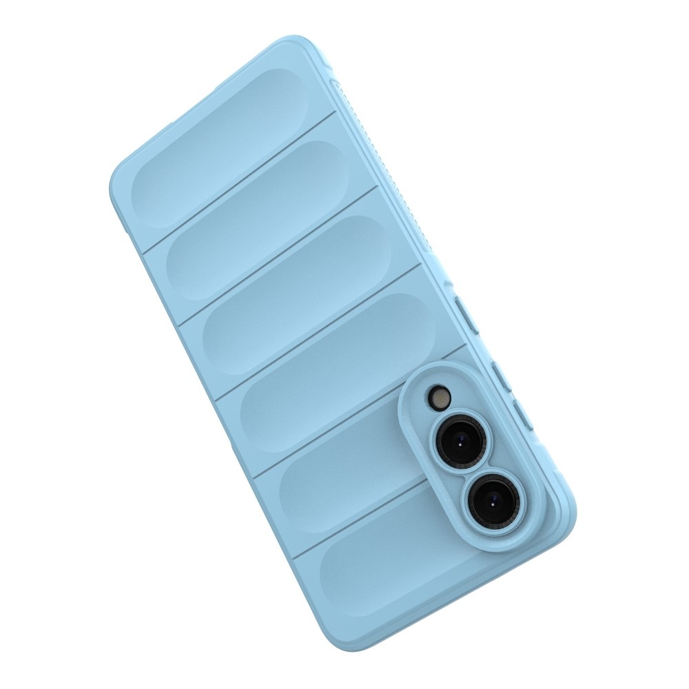Rugg odolný gélový obal na Samsung Galaxy S25 Edge - svetlomodrý