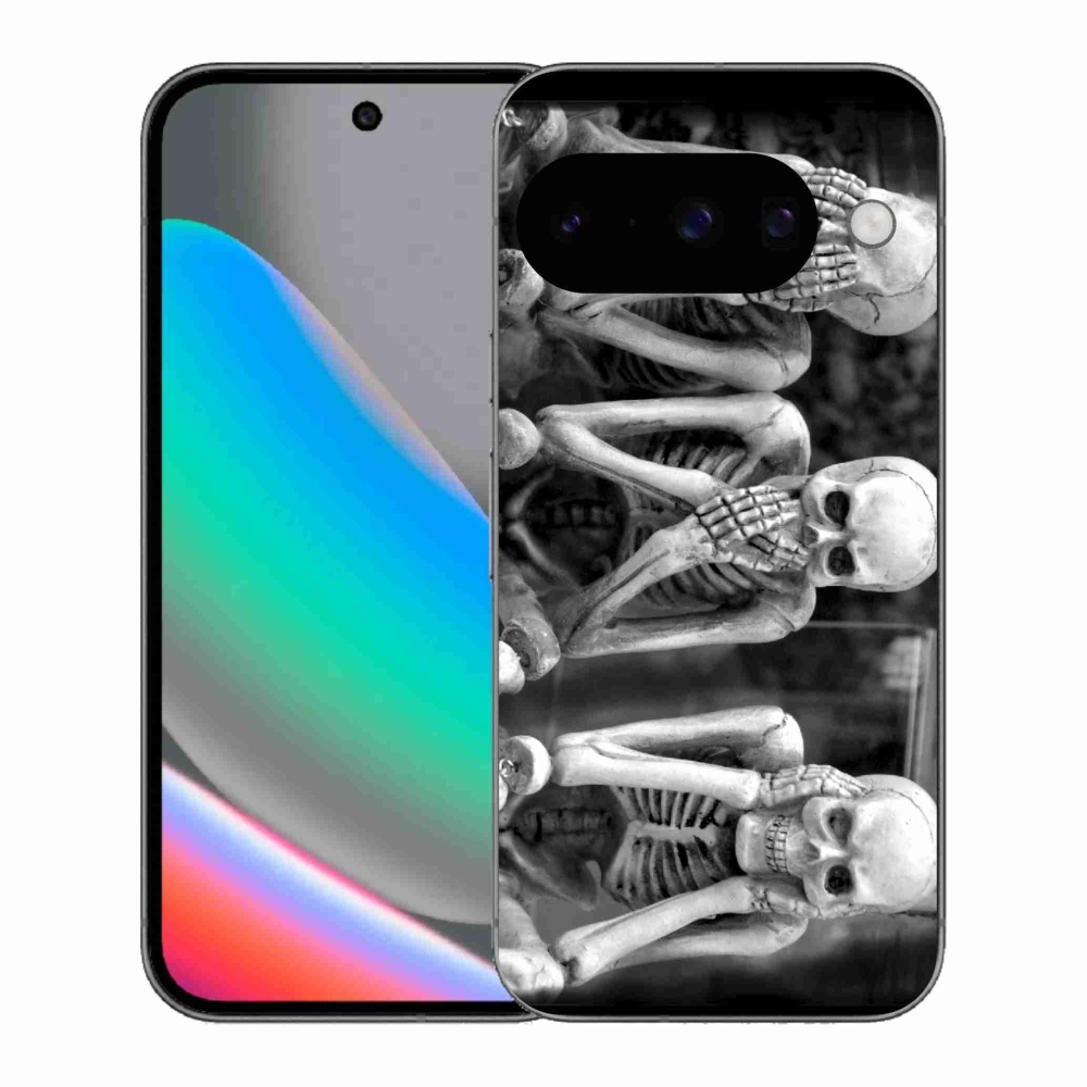 Gélový kryt mmCase na Google Pixel 10 - kostlivci