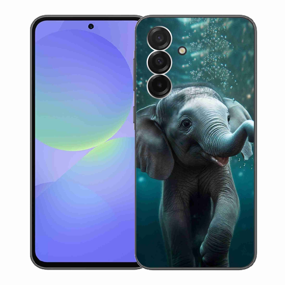 Gélový kryt mmCase na Samsung Galaxy A36 5G - sloník pod vodou