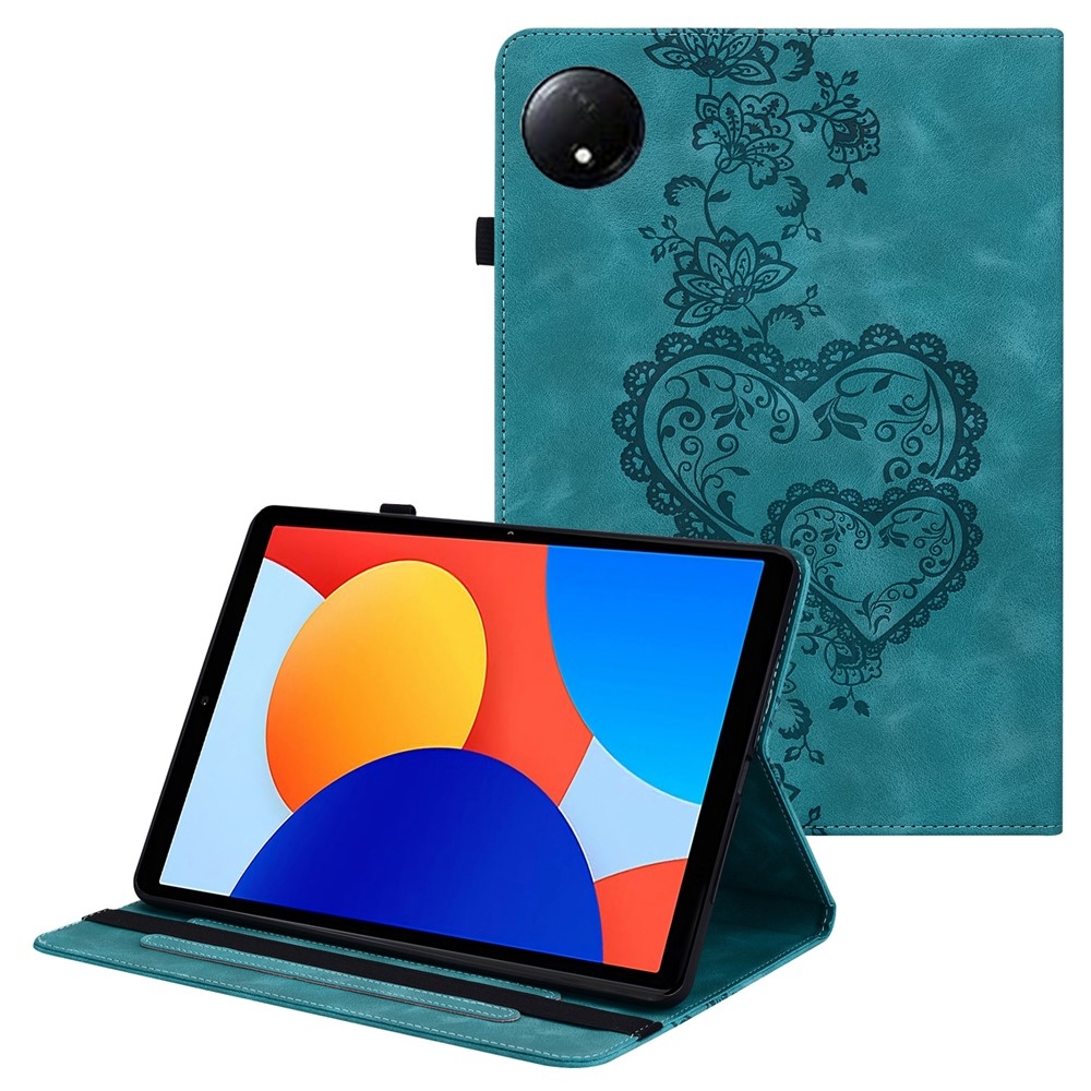 Heart zatváracie púzdro na tablet Xiaomi Redmi Pad SE 8.7 - zelené
