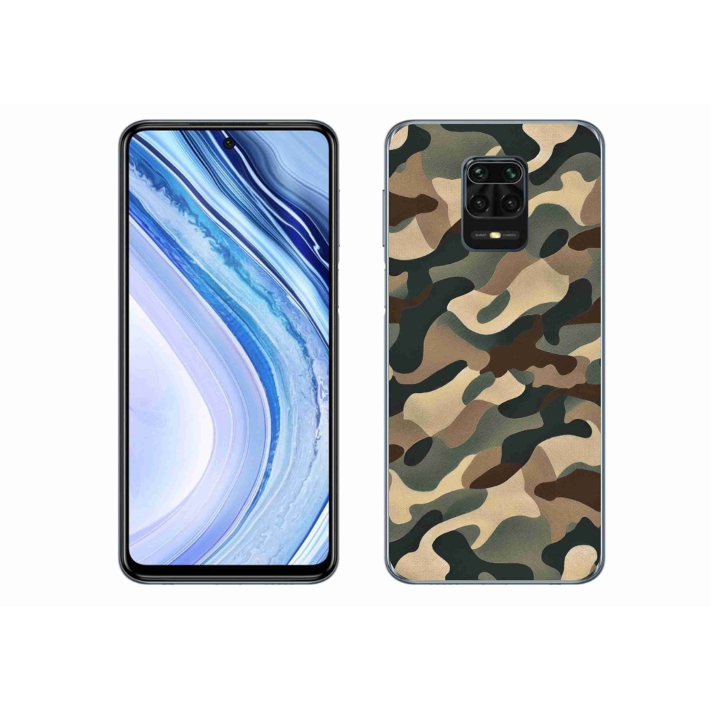 Gélový kryt mmCase na Xiaomi Redmi Note 9S - maskáčový vzor 11