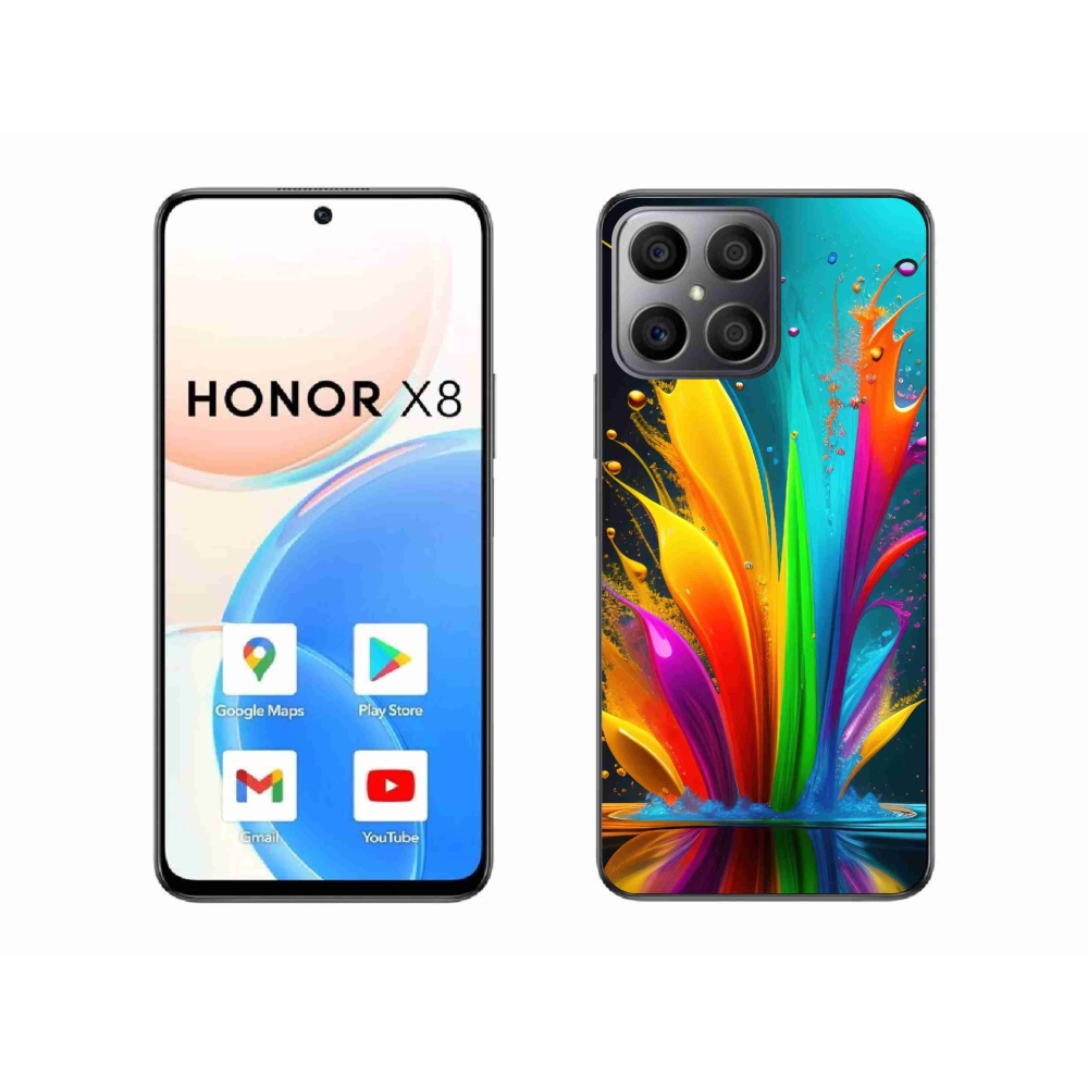 Gélový kryt mmCase na Honor X8 - abstraktný motív 1