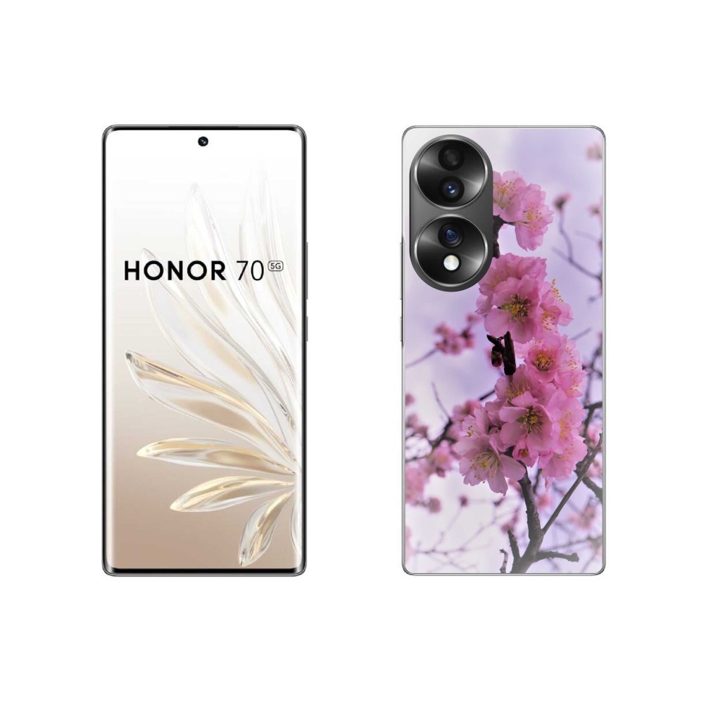 Gélový kryt mmCase na Honor 70 - kvety 7