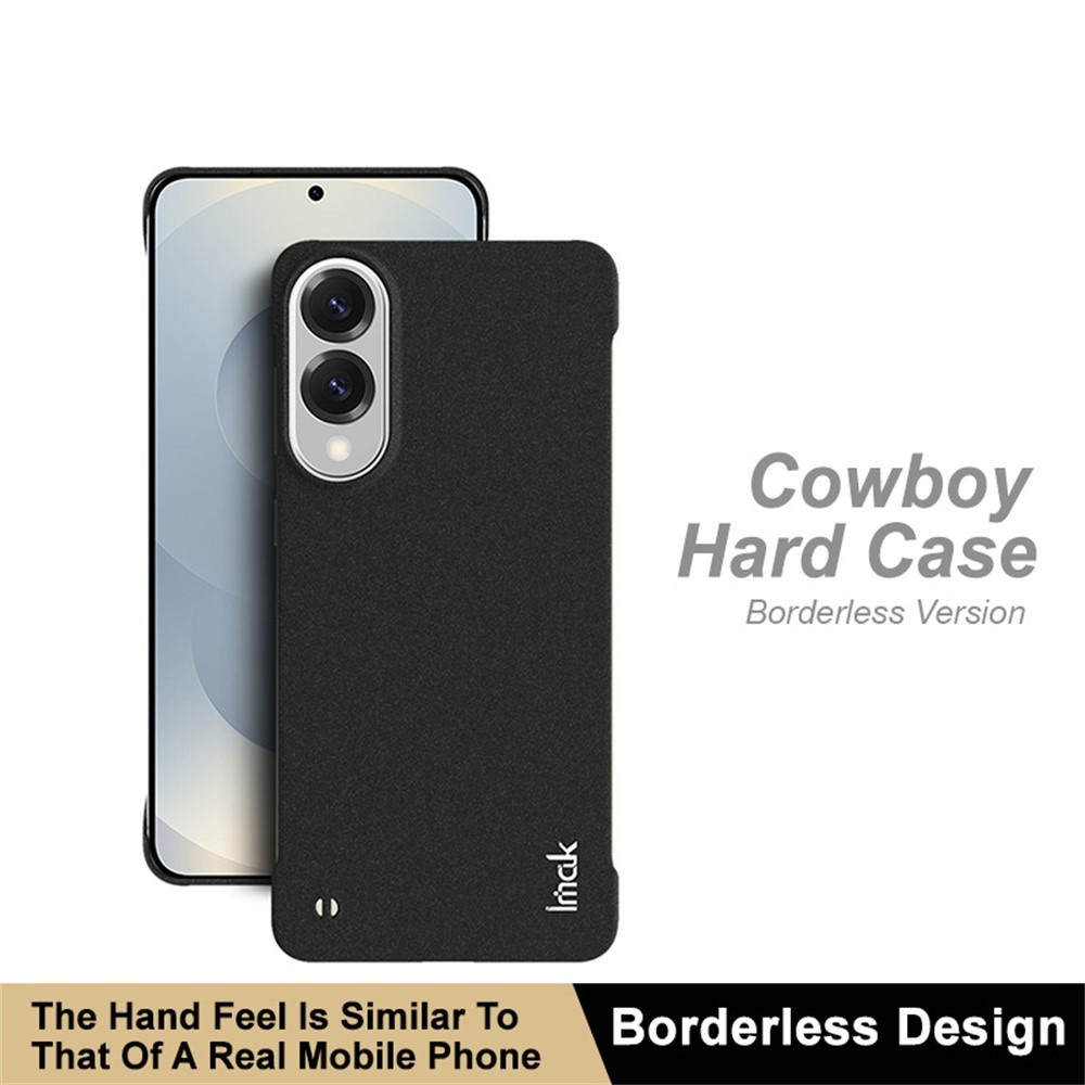 IMK matný gélový obal na Samsung Galaxy S25 Edge - čierny