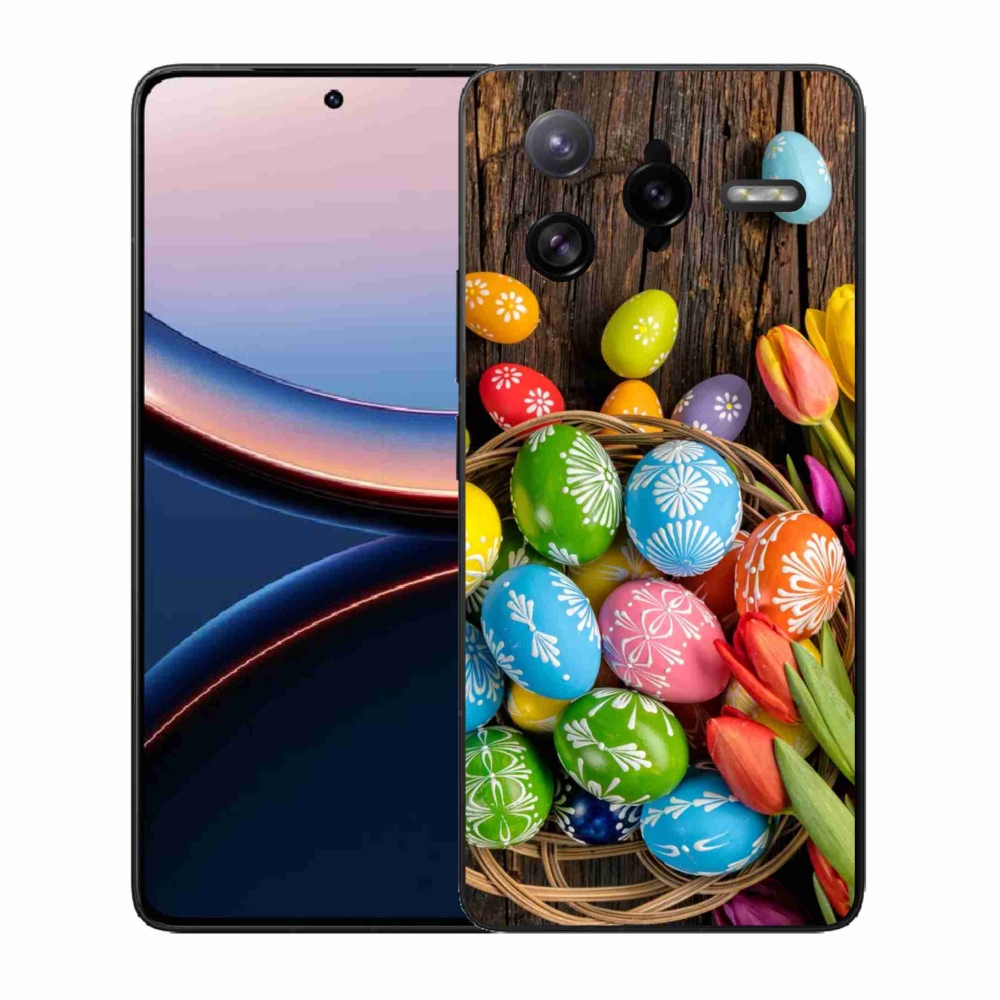 Gélový kryt mmCase na Xiaomi Poco F7 Ultra - veľkonočné vajíčka