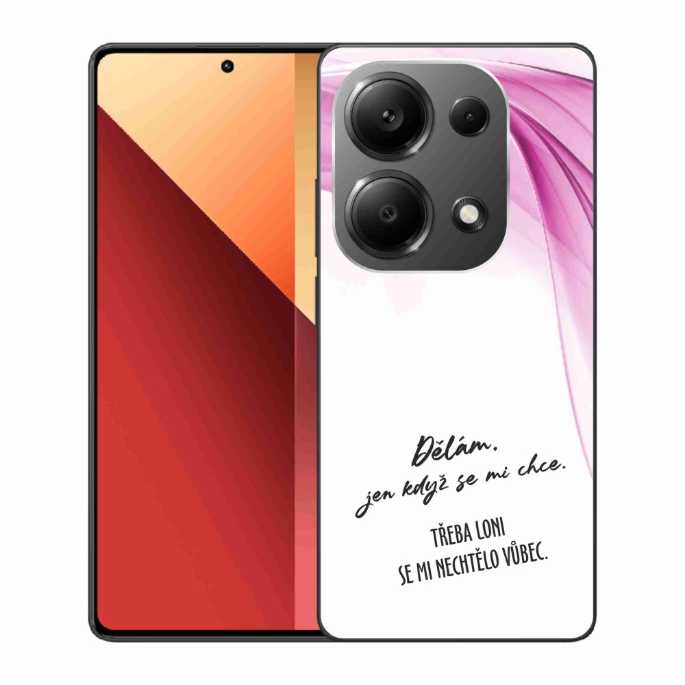 Gélový kryt mmCase na Xiaomi Redmi Note 13 Pro 4G/Poco M6 Pro - vtipný text 12 biele pozadie