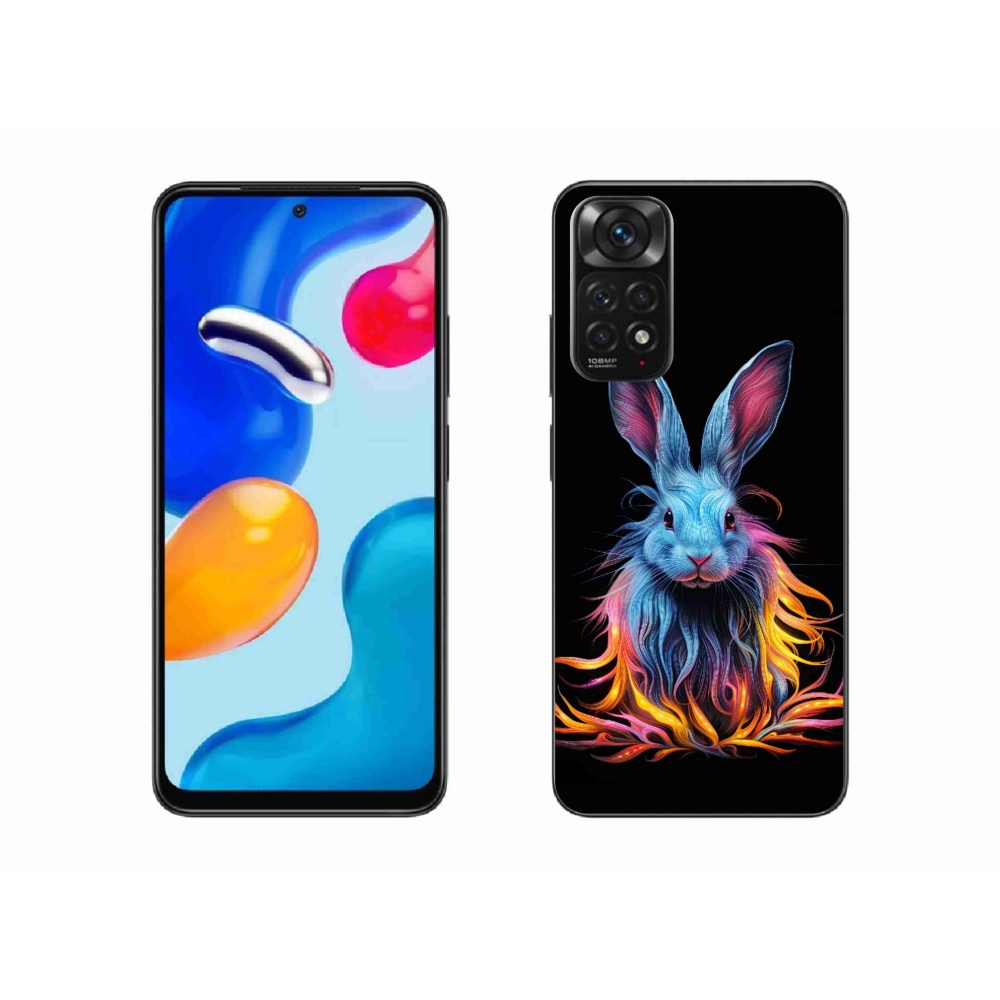 Gélový kryt mmCase na Xiaomi Redmi Note 11 4G - abstraktný zajac