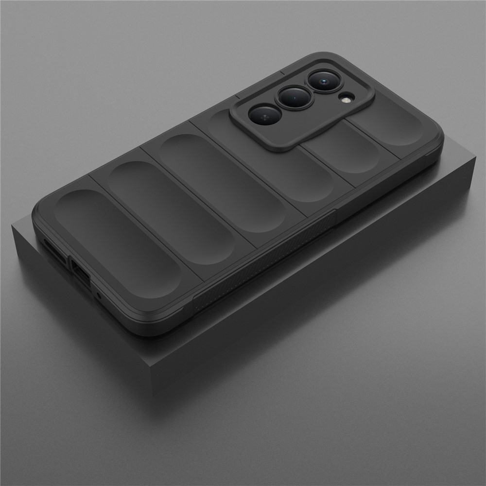 Rugg odolný gélový obal na Xiaomi Redmi 15 4G (171mm) - čierny