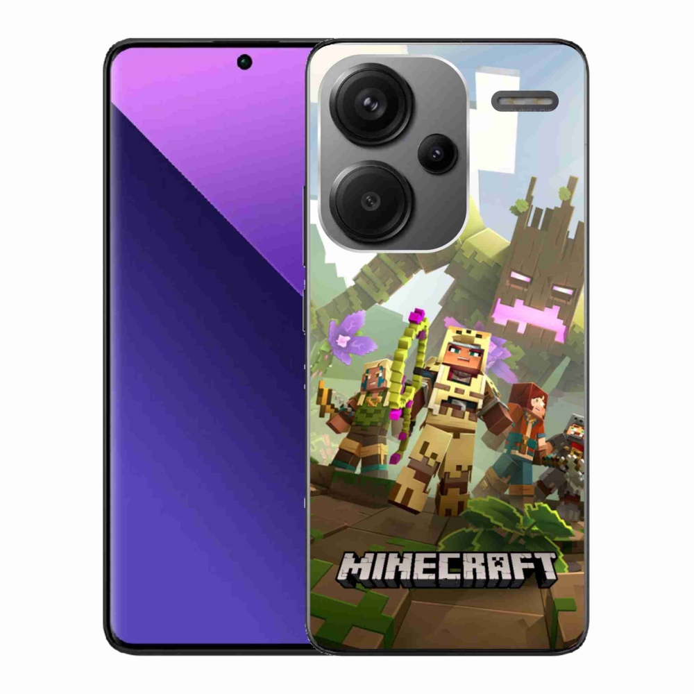 Gélový kryt mmCase na Xiaomi Redmi Note 13 Pro+ 5G - minecraft 1