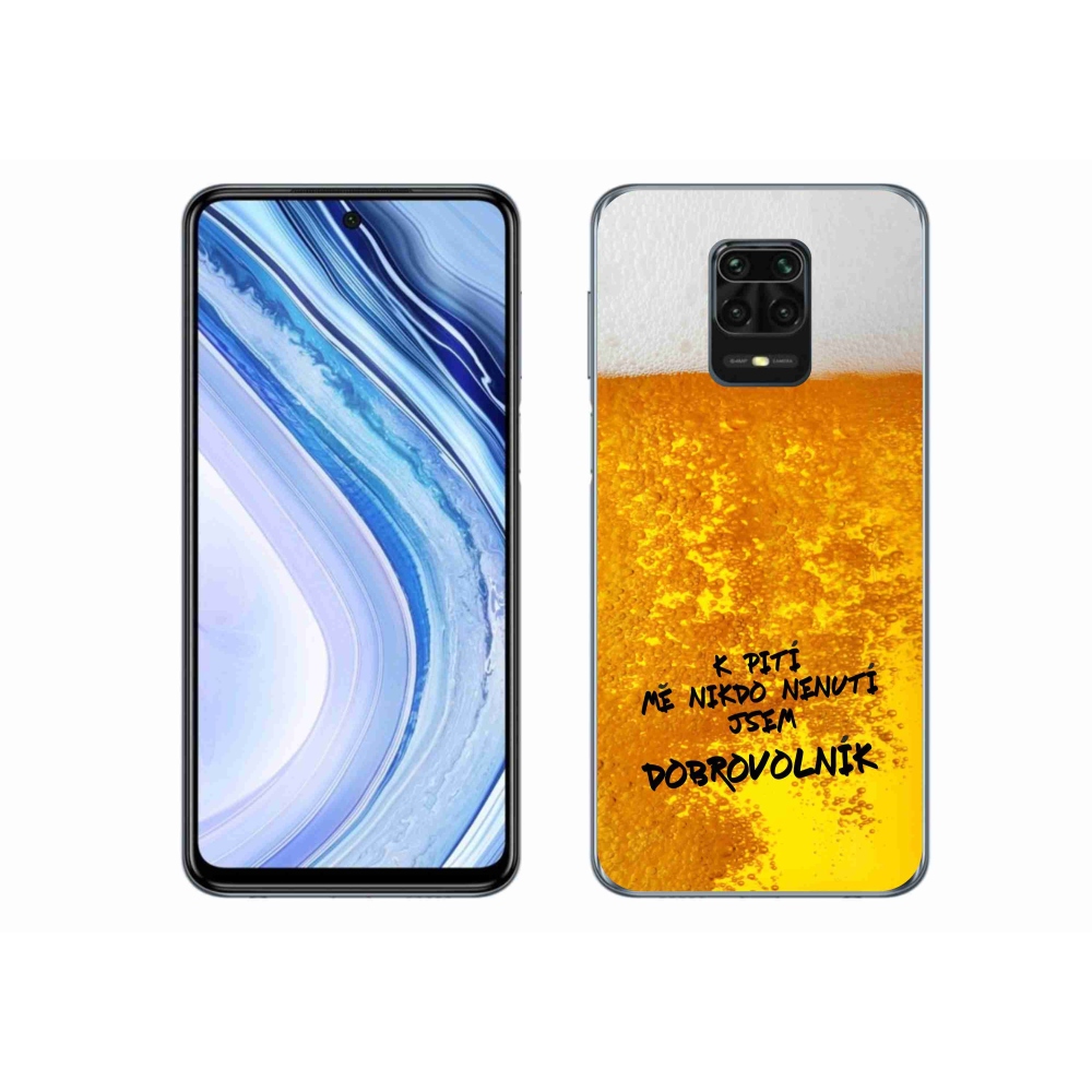 Gélový kryt mmCase na Xiaomi Redmi Note 9 Pro - pivný motív 4
