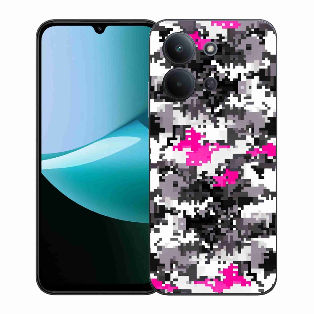 Gélový kryt mmCase na Xiaomi Redmi 15C 4G (171mm)/Poco C85 4G (171mm) - maskáčový vzor 4