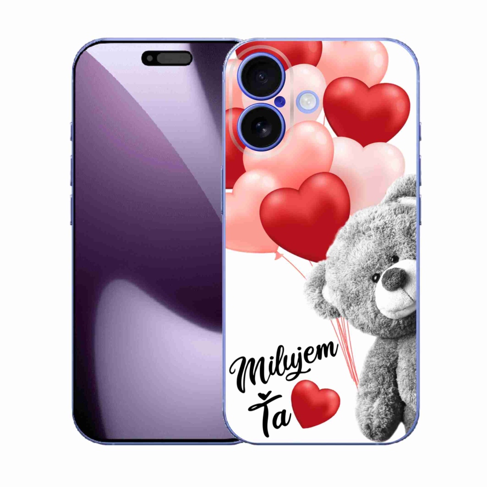 Gélový kryt mmCase na iPhone 17 - milujem Ťa sk