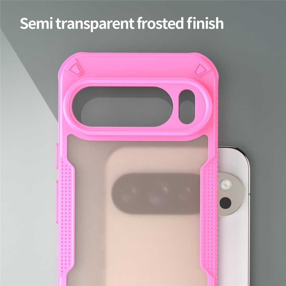 Frosted odolný kryt na Google Pixel 10 Pro XL - ružový