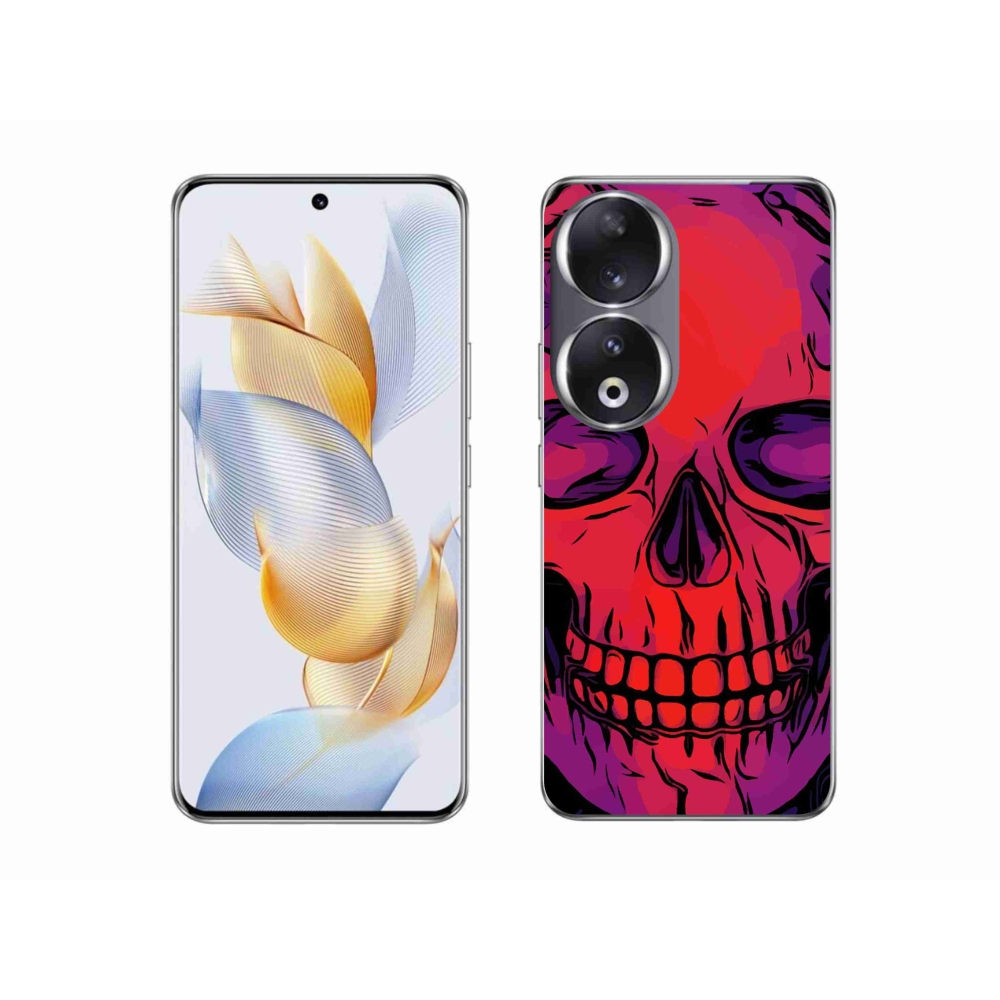 Gélový obal mmCase na Honor 90 - lebka