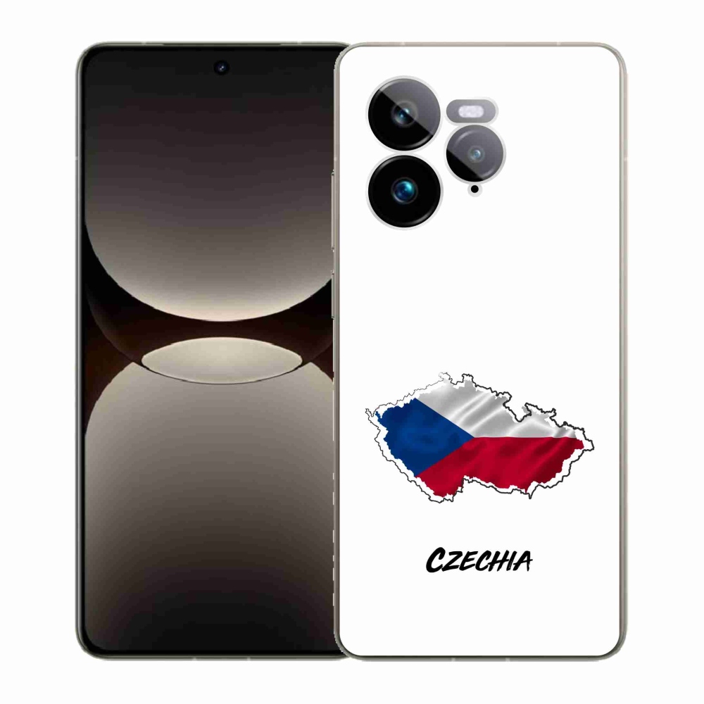 Gélový kryt mmCase na Realme GT 7 Pro 5G - Czechia biele pozadie