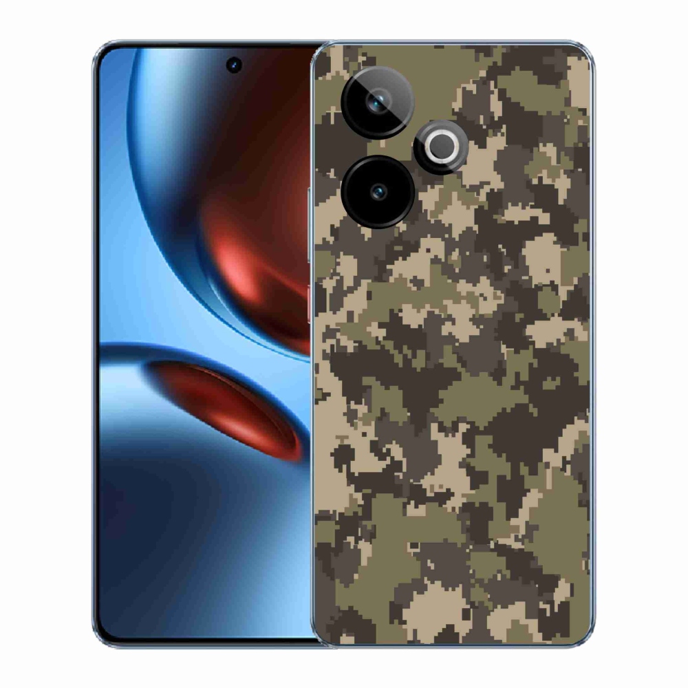 Gélový kryt mmCase na Realme GT 7 5G/GT 7T 5G - maskáčový vzor 12