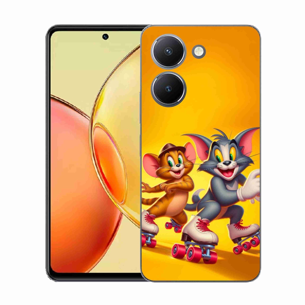 Gélový kryt mmCase na Vivo Y36 - tom a jerry