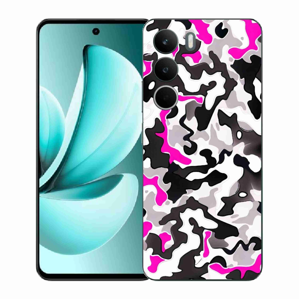 Gélový kryt mmCase na Realme C71 - maskáčový vzor 5