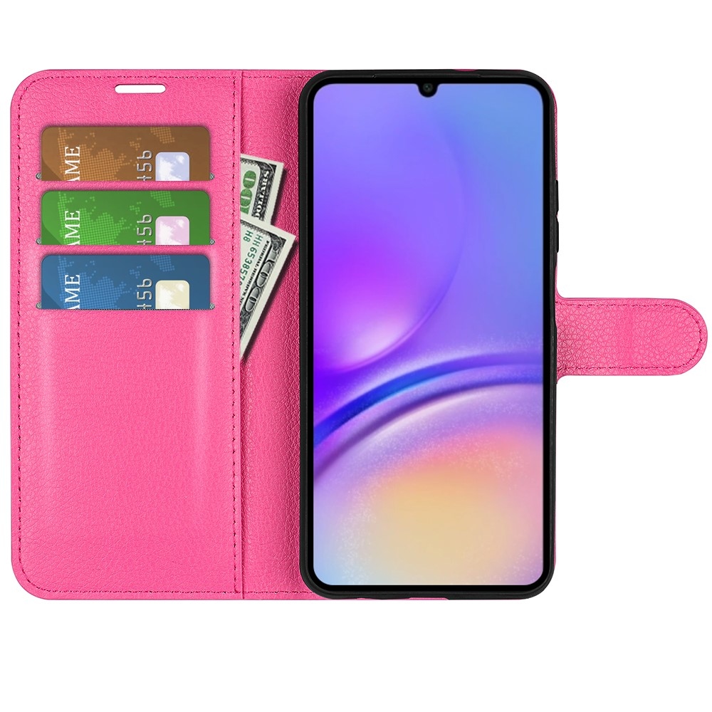 Litchi knižkové púzdro na Samsung Galaxy A07 4G - rose
