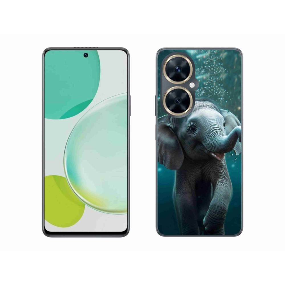 Gélový kryt mmCase na Huawei Nova 11i - sloník pod vodou