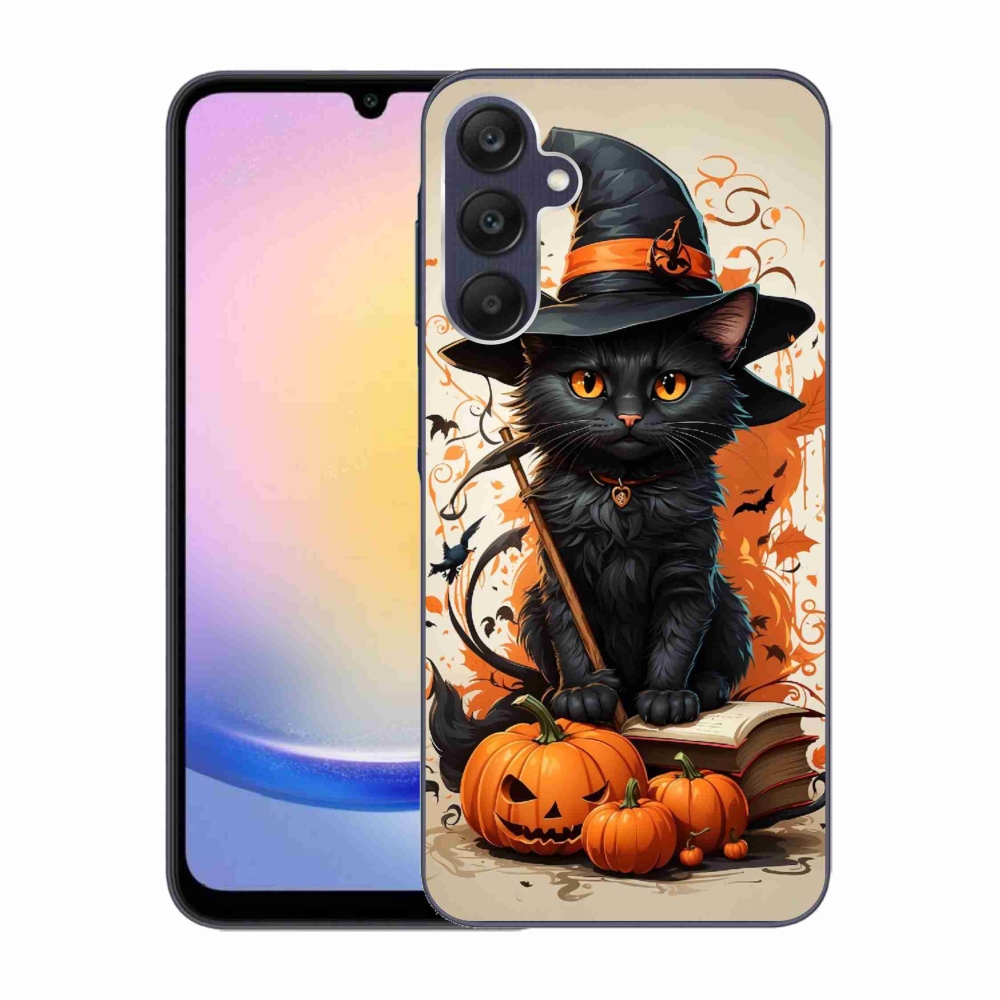 Gélový kryt mmCase na Samsung Galaxy A25 5G - kocúr čarodejník