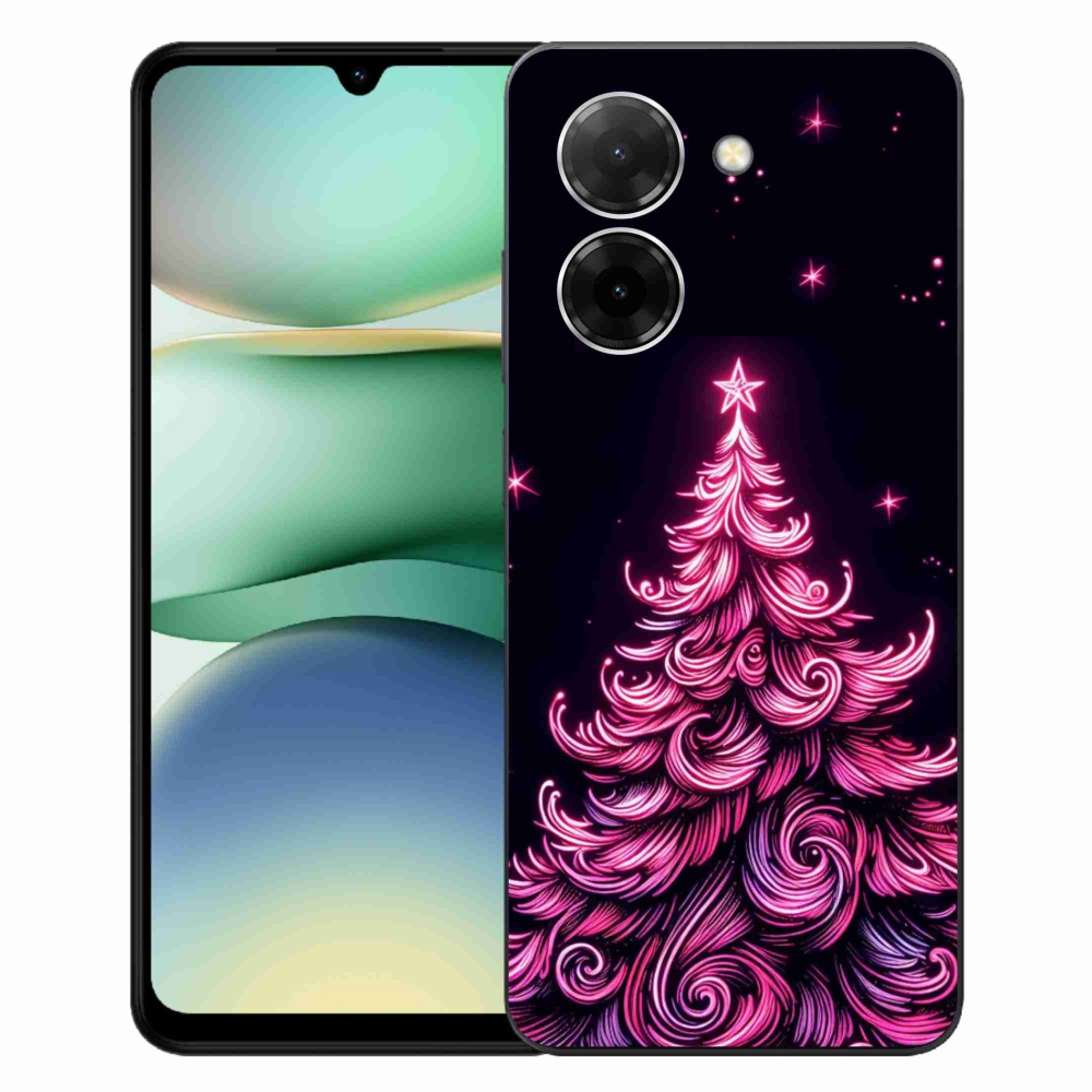 Gélový kryt mmCase na Xiaomi Redmi A5 - neónový vianočný stromček 2